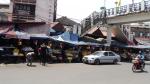 the Chiang Mai market near the Narawat bridge
