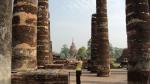 Wat Sa Si seen through the Wat Mahathat vihara laterite pillars